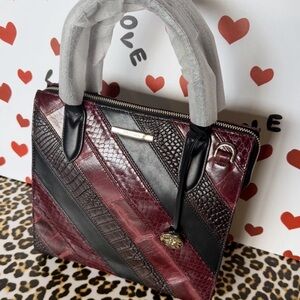 RARE 🔥 NWT Brahmin Small Caroline Tart Flashback Red Crossbody Bag Handbag